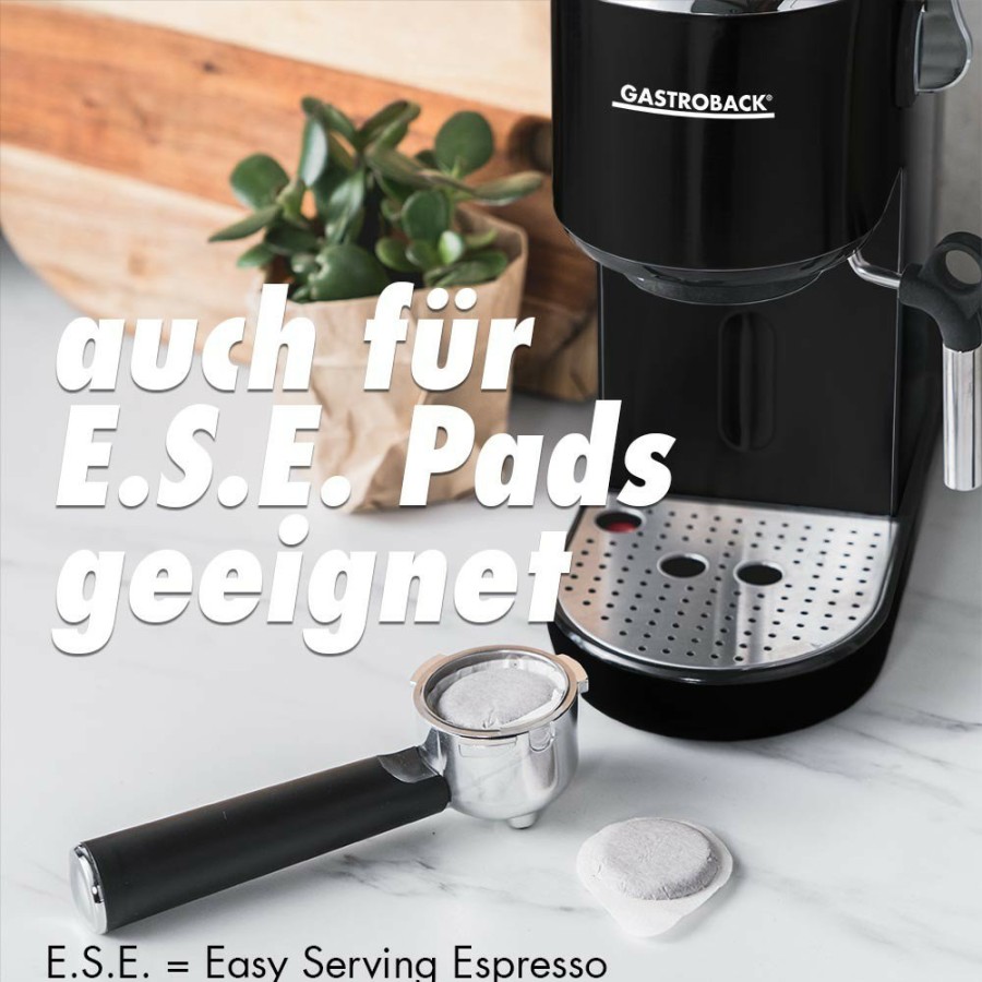 Espressomaschinen | GASTROBACK Design Espresso Piccolo Schwarz