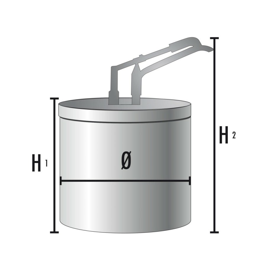 Dosierspender Mit Druckknopfbedienung | GASTROBACK Gkc-R-Bka-950 Druckknopfsp. Mit Edelstahldeckel