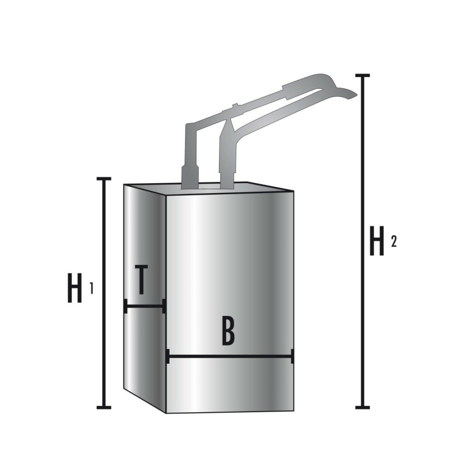 Dosierspender Mit Hebelbedienung | GASTROBACK Hebeldosiersp. F. 1/3 Gn-Behalter, Edu-Gn-1/3